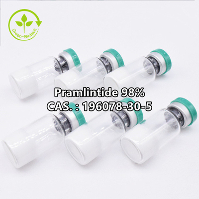 De Verpakkings98% Pramlintide Acetaat Cas 196078-30-5 10Mg/Bottle van de penicillinefles