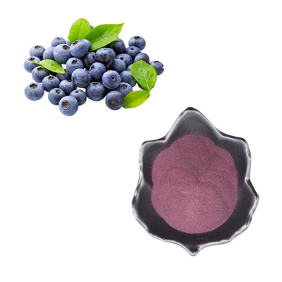 Het natuurlijke Poeder van het Bosbessenuittreksel/Bosbessenanthocyanin