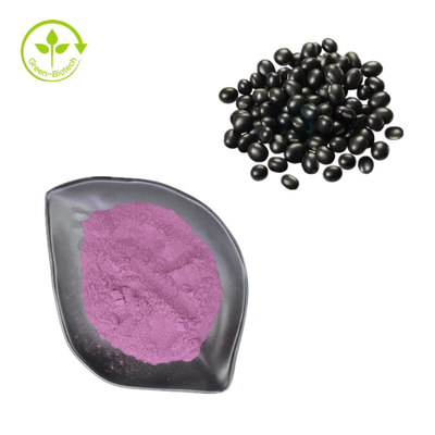 Natuurlijke 25% Anthocyanen Poeder Zwarte bonen Huid Schil Schil Extract