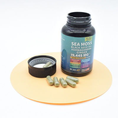 Zuivere biologische zeemoes capsules private label zeemoes capsule