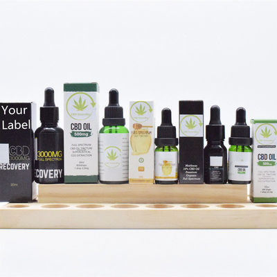 OEM ODM CBD Pijn 5%-30% van de Tintolie 500mg 1000mg het Bevrijden