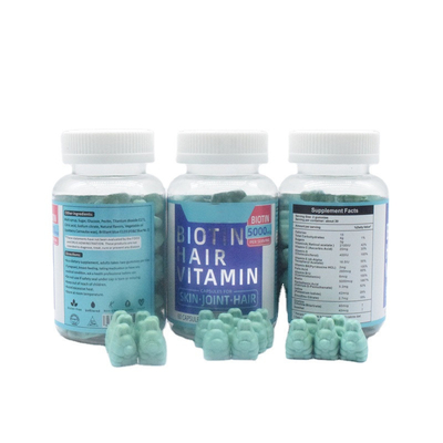 5000MCG de haargroei draagt Gummies-Gluten Vrije Dl Alpha Tocopheryl Acetate