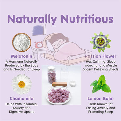 Kleverige slaap de Vitamine draagt voor Volwassenen verbetert Slaapkwaliteit