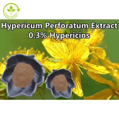 Uittreksel 0,3% van Hypericumperforatum het Poeder van het het Wortuittreksel van Hypericin St Johns