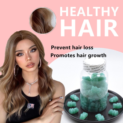 Het gezonde Zorgproduct Gummies draagt de Supplementen van de Biotinevitamine voor de Haargroei