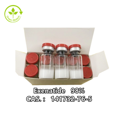 de Flessen van 10mg/Bottle 1g/Bottle 10/Doos98% Exenatide Poeder Cas 141732-76-5