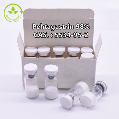 98% Cas 5534-95-2 Pentagastrin Poeder 10 Mg/Bottle