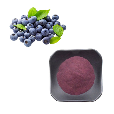 Van de het Voedselrang van de fabriekslevering van het de Bosbessenuittreksel Anthocyanins van de het Poederbosbes 25% Poeder