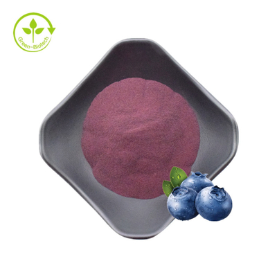 De natuurlijke Installatie haalt Anthocyanins Vers Bosbessenpoeder voor Juice Concentrate