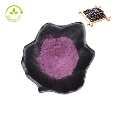 Natuurlijk extract van zwarte bonenschil Biologisch 25% anthocyanenpoeder extract van zwarte bonen