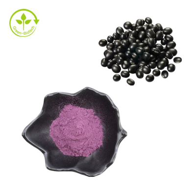 Zwarte Bonenschil Extract 25% Anthocyanidinen Zwarte Bonen Extract Poeder Zwarte Bonen Extract