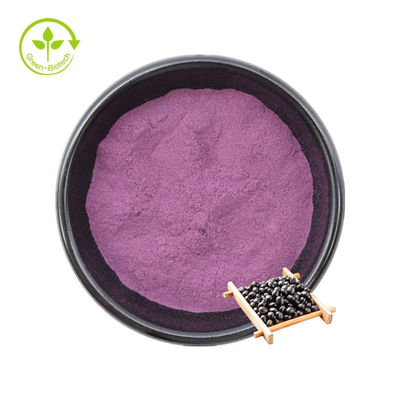 Zwart Bean Peel Natural Plant Extracts 1% - 25%-Anthocyanin Poeder