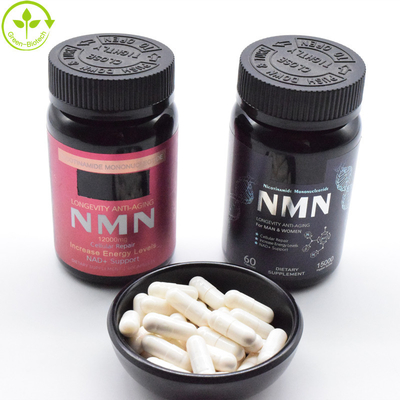 OEM ODM Aanpasbare voedingssupplementen Nad NMN poeder capsules voor mannen vrouwen