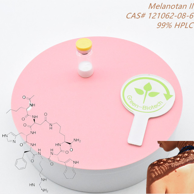 10 mg/flacon Injectiegraad Melanotan II Peptide voor huidbruinering