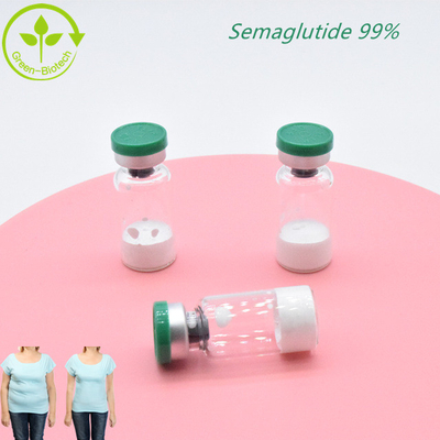 Warm verkrijgbaar Hoge zuiverheid 98% Gewichtsverlies Peptiden Wit  Semaglutide