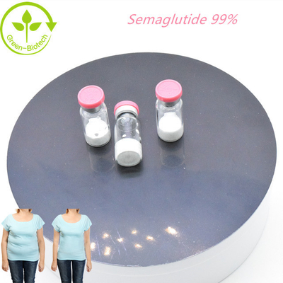 Snel verzenden Wit  Semaglutide Acetaat Zoutpoeder 98%