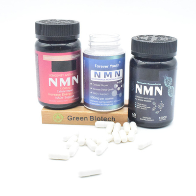 Hoge zuiverheid 99% NMN-poeder Nicotinamide Mononucleotide Voor NMN-supplementen Capsules