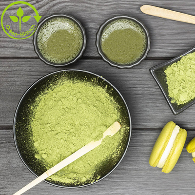 Lever natuurlijke, zuivere, hoogwaardige, ceremoniële, organische matcha poeder van Green Biotech