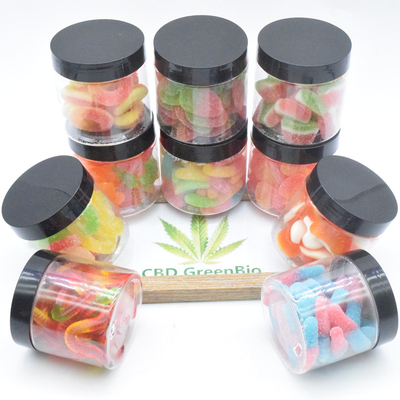 Van de de Slaap Kleverige Pijn van het hennepuittreksel CBD de Spanningsversie 220g per Ringen van de Flessencbd de Kleverige Perzik
