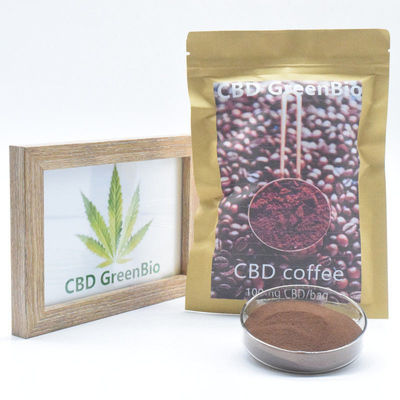 Van het de Koffie Kruidenuittreksel van het GreenBio100g Volledige Spectrum CBD de Pijnversie