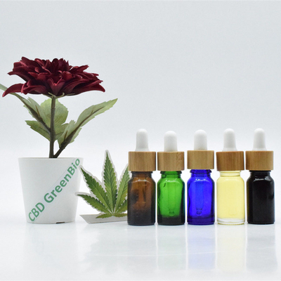 Sativa van de de Tintolie van de Bladbloem CBD van de de Pijncontrole 10ml 20ml van het het Druppelbuisjeglas Zwarte de Flessencbd Olie
