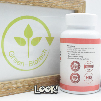 De brosse Capsules van de Vitaminesupplementen BRC ISO 60 van de Spijkersbiotine