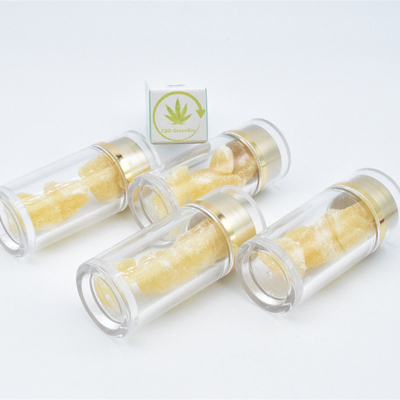 De Waskruimeltaart die van de glasfles CBD Zuivere CBD-Organische Kruimeltaart betten