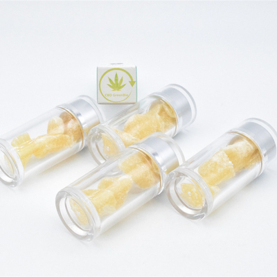 De hennep plant Gehaalde CBD isoleert Was 80% 95% voor het Betten van het Roken