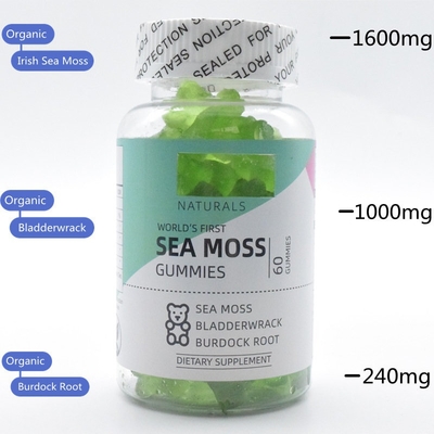 Skincare Organische de Overzeese Premierang van Moss Gummy Detox Weight Loss