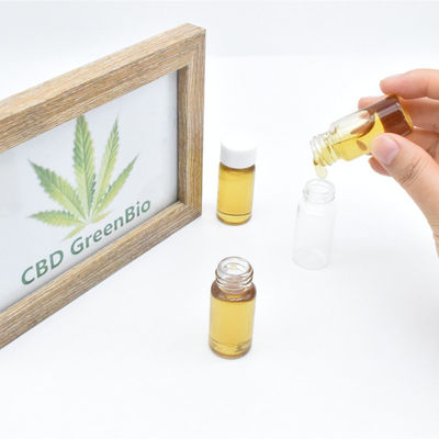 Zuivere Organische CBD-Distillaatolie THC Vrije 80% voor Hulpslaap